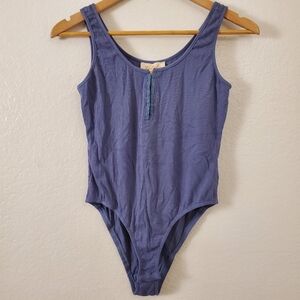 Listicle Blue Tank Bodysuit